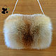 Fur clutch bag from the fur of the red Fox. Stylish ladies accessory. Clutch. Mishan (mishan). My Livemaster. Фото №4