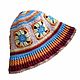 hats: Panama: Boho Panama Knitted. Gift on March 8. Hats1. Crochet clothing. Olesya Petrova. Online shopping on My Livemaster.  Фото №2
