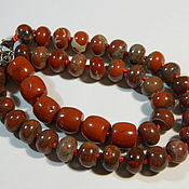 Материалы для творчества handmade. Livemaster - original item Jasper set of rondel beads 12h8 mm. thread. Handmade.