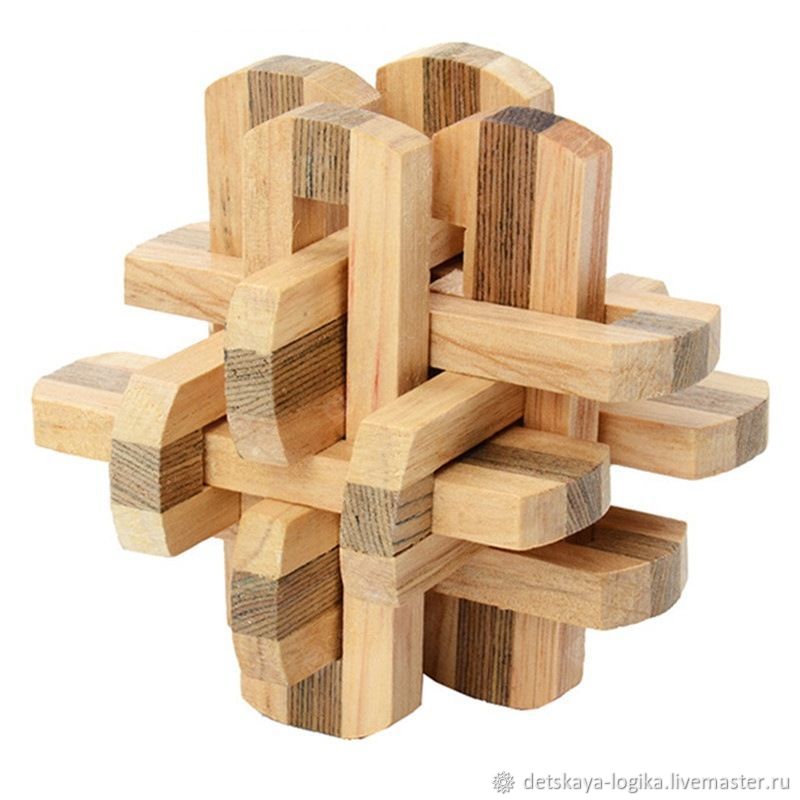 Wooden puzzle. Ming.Luban деревянная головоломка пазл. Burr Puzzle деревянные. IQ Toy деревянная головоломка 13 элементов плоская двуцветная. Brainteaser головоломка деревянный пазл.