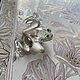 Figure 'Frog', crystal, Holland, Vintage Souvenirs, Arnhem,  Фото №1