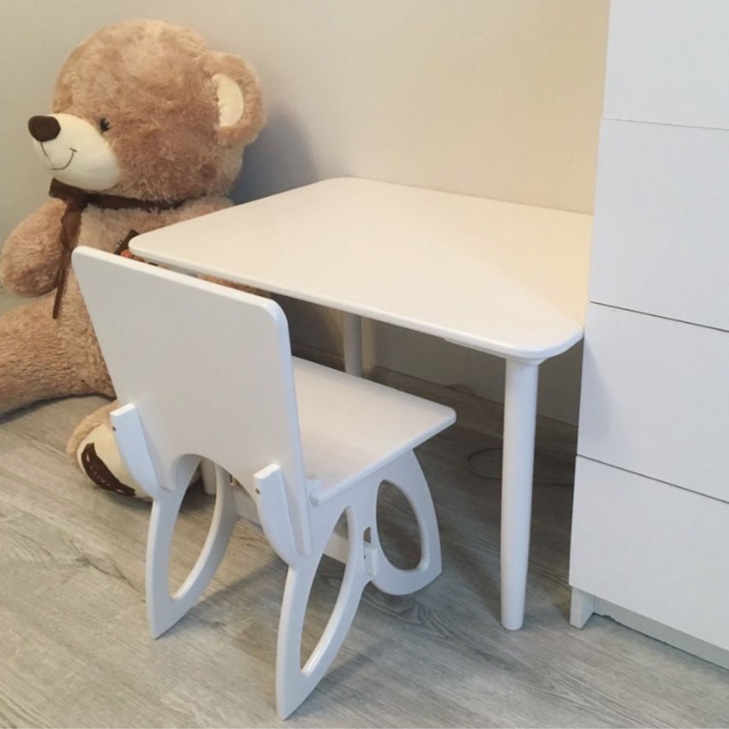 Стол детский и стул из дерева в интернет-магазине Ярмарка Мастеров по ...