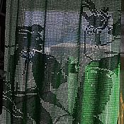 Italian yarn. Opium.  Filpucci.  yarn with silk. green