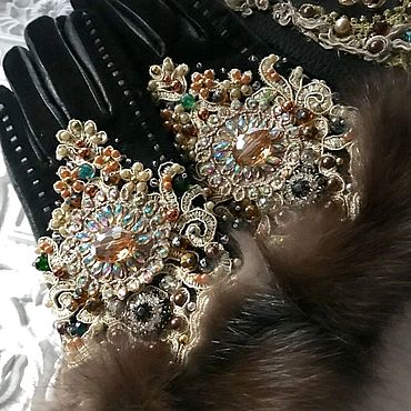 Аксессуары ручной работы. Ярмарка Мастеров - ручная работа -55%*Winter Luxury* в стиле DG. Handmade.