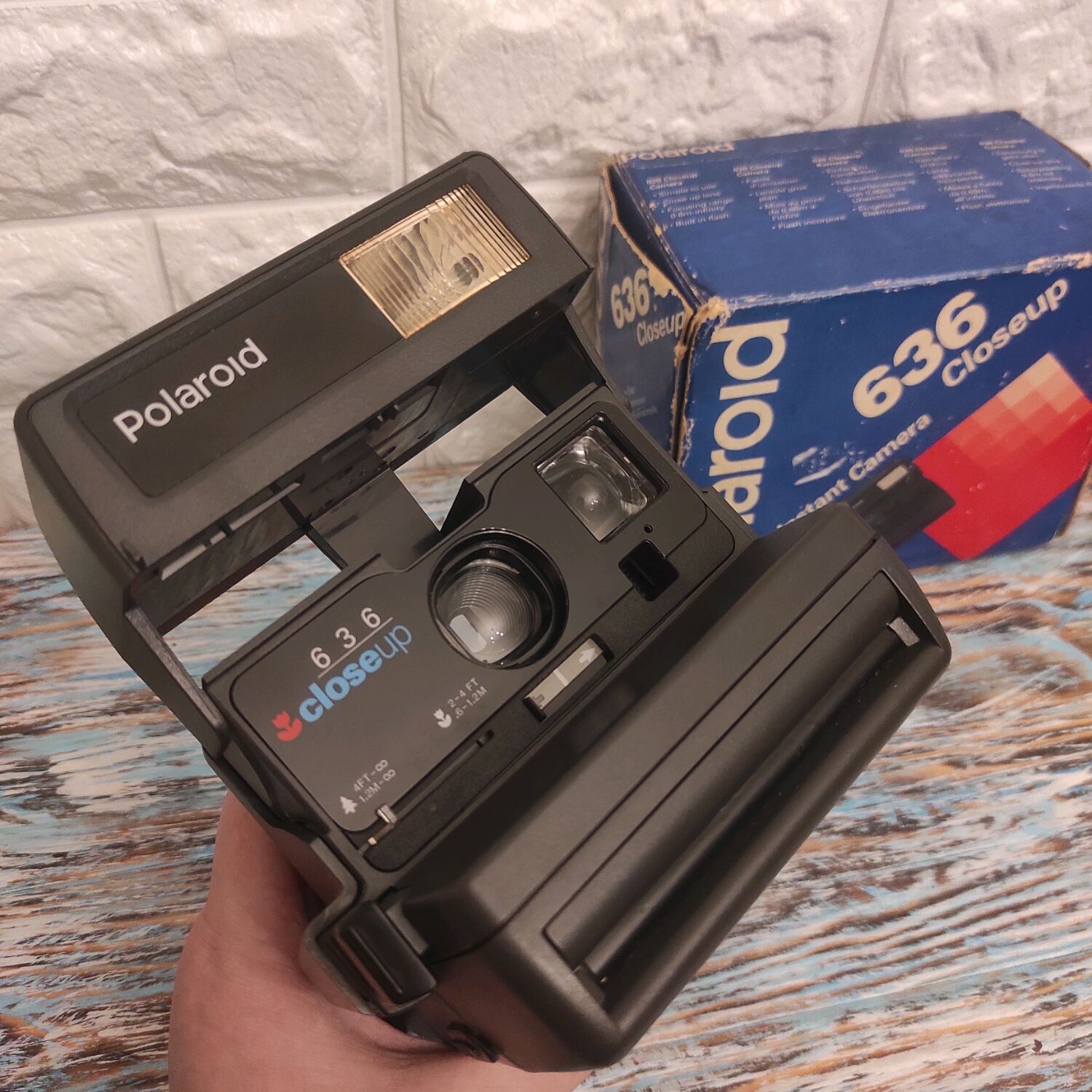 Винтаж: Polaroid 636. Made in UK. Фотокамера, Электроника винтажная, Санкт-Петербург,  Фото №1