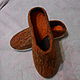 Clogs-clogs felted, Felt boots, Domodedovo,  Фото №1