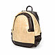 Order  Backpack women's leather brown beige Betty Mod. R. 23-622. Natalia Kalinovskaya. Livemaster. . Backpacks Фото №3
