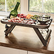 Посуда handmade. Livemaster - original item Wine table with folding legs. Handmade.