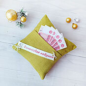 Сувениры и подарки handmade. Livemaster - original item Gift-joke Financial pillow 23*23 cm.. Handmade.
