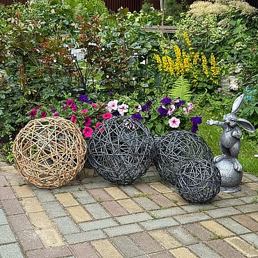 Дача и сад ручной работы. Ярмарка Мастеров - ручная работа Шары из ротанга. Handmade.
