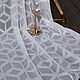 Tulle white ,modern 'Geo '. Tulle. PROFIDecor - CURTAINS. Online shopping on My Livemaster.  Фото №2