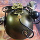 Заказать Шлем + гогглы в стиле стимпанк "Moto Helmet Steampunk". Neformal-World (Alexander Rusanov). Ярмарка Мастеров. . Атрибутика субкультур Фото №3