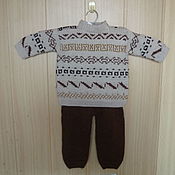 Одежда детская handmade. Livemaster - original item Warm kit for baby. Handmade.