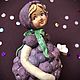 Ватная игрушка девочка Ежевика, Елочные игрушки, Новороссийск,  Фото №1