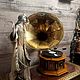 Винтаж: Граммофон His Master's Voice. Предметы интерьера винтажные. Джуманджи. Ярмарка Мастеров.  Фото №4