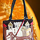 Leather bag 'Fee-orange', Classic Bag, Belgorod,  Фото №1