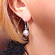 silver earrings 'the awakening #2'(silver 925). Earrings. Papulova - авторское серебро.. My Livemaster. Фото №4
