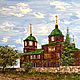 Oil painting of My town. Museum of Decembrists Church, Pictures, Moscow,  Фото №1