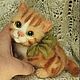  Валяный котенок, Войлочная игрушка, Воронеж,  Фото №1