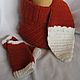El KIT de 'el ZORRO' gorra, bufanda, mitenki punto demisezon. Hat and scarf set. Gala Devi (crochet design). Ярмарка Мастеров.  Фото №5
