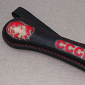 Сувениры и подарки handmade. Livemaster - original item Sports Souvenirs: Slapper (leather baton) Stalin. Handmade.