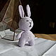 Bunny in a soft purple coat. Stuffed Toys. ToysAndToys. Online shopping on My Livemaster.  Фото №2