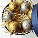 Набор «Золото и серебро (Мини)». Ёлочные шары ручной работы. Игрушки. Natalya-polupanova. Ярмарка Мастеров.  Фото №4