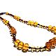 Amber beads with diamond cut. Necklace. Amber_shop39. My Livemaster. Фото №4