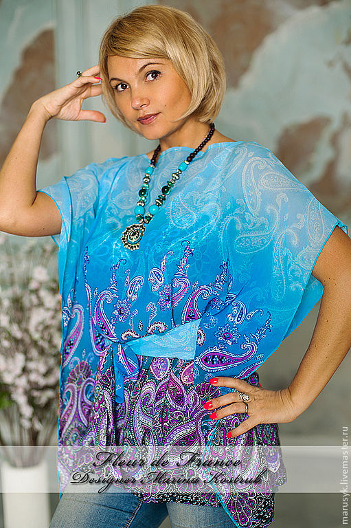 Блузки купить пляжные