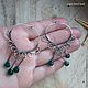 Серебряные серьги - зеленый оникс. Серьги классические. Agnieszka Szklarz -YagnaCreations. Ярмарка Мастеров.  Фото №4