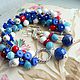 Заказать Комплект Морской. Sysoeva Mariya~Stylish jewelry. Ярмарка Мастеров. . Комплекты украшений Фото №3
