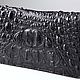 Клатч из натуральной кожи крокодила IMA0081B1111. Клатчи. CrocShop товары из экзотической кожи. Ярмарка Мастеров.  Фото №12
