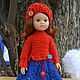 Order Set of clothes 'Red and blue' for Paola Reina doll. DominikaSamara. Livemaster. . Clothes for dolls Фото №3
