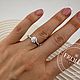Золотое кольцо с бриллиантами 1.3 карата. Кольцо помолвочное. FROLOF JEWELRY. Ярмарка Мастеров.  Фото №12