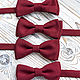 Bow tie Burgundy. Ties. Super Bow Ties. Online shopping on My Livemaster.  Фото №2