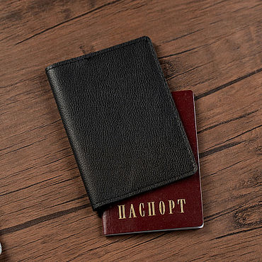 Сумки ручной работы. Ярмарка Мастеров - ручная работа Обложка на паспорт из натуральной кожи. Handmade.