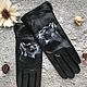 Gloves with 'cat' painting», Gloves, Moscow,  Фото №1