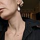Серьги с барочным жемчугом. Серьги классические. АмулетНика. Ярмарка Мастеров.  Фото №5