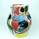 PLAYGROUND colourful vase. Вазы. maria sofronova (sofronova). Интернет-магазин Ярмарка Мастеров.  Фото №2