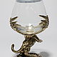 A glass for cognac 'Winged Tiger'. Wine Glasses. Best-gifs valentin. Online shopping on My Livemaster.  Фото №2