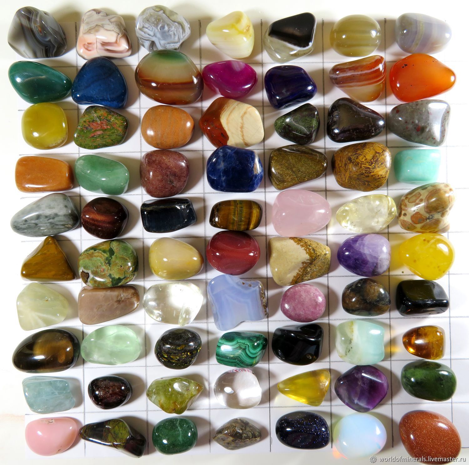 Коллекция самоцветов. Коллекция "минералы и горные породы" (поделочные камни). Минералы Самоцветы полудрагоценные камни. Natural Gemstones (набор камней-самоцветов), упаковка 20 камней.. Самоцветы, галтовка.