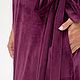 Bathrobe 'Doroty plum'. Robes. BORMALISA. My Livemaster. Фото №4