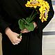 Подсолнух вязаный. Декоративные цветы.Подарок ручной работы на Пасху. Цветы. Волшебный клубок. Ярмарка Мастеров.  Фото №6