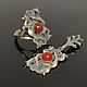 Carnel Jewelry set with carnelian silver DS0097. Jewelry Sets. Sunny Silver. My Livemaster. Фото №4