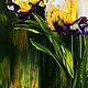  Oil painting of iris. Pictures. Zabaikalie. My Livemaster. Фото №5