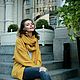 Пальто - оверсайз "Горчичное". Пальто. Александра Майская. Ярмарка Мастеров.  Фото №5