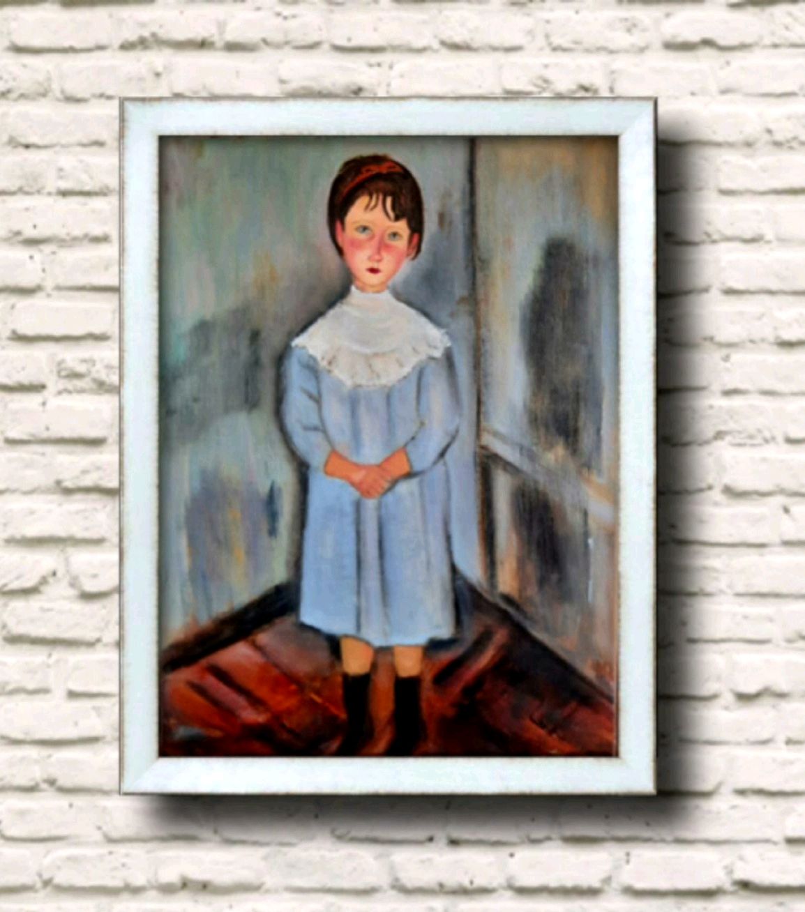 Портрет Модильяни маслом на холсте Копии картин известных художников в ...