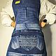 Джинсовый фартук универсальный. Фартуки. Jeans bags by Anna. Интернет-магазин Ярмарка Мастеров.  Фото №2