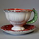 teacups: Fly Agaric. Single Tea Sets. Mila. Online shopping on My Livemaster.  Фото №2