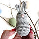 Set of Easter bunnies knitted 6 pieces 7 cm. Easter souvenirs. BarminaStudio (Marina)/Crochet (barmar). Online shopping on My Livemaster.  Фото №2